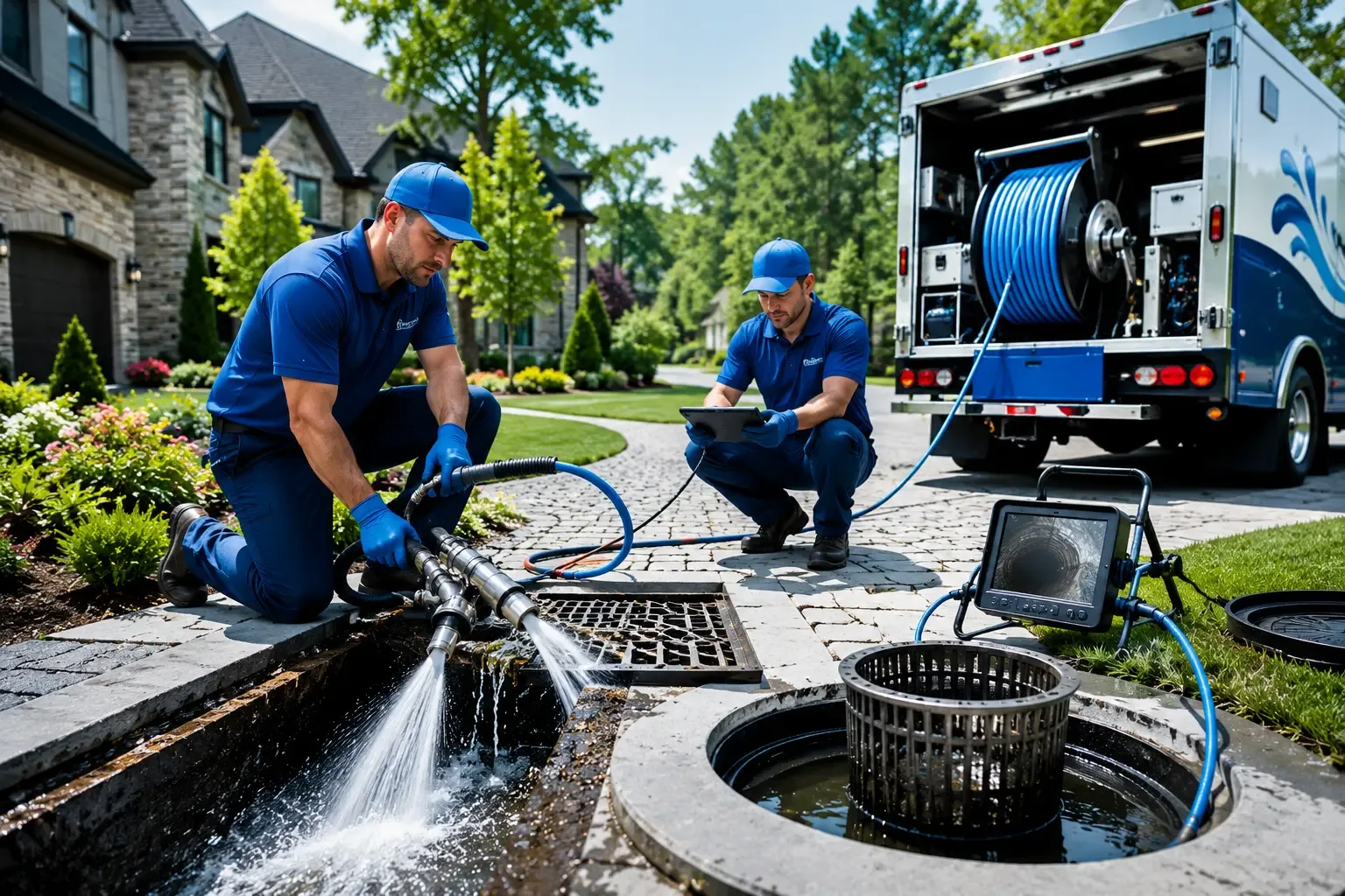 Local outdoor drain cleaning professionals in West Farmington, ME